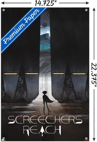 Vista 3 de Trends International Star Wars: Visions Temporada 2 - Póster de pared Screecher's Reach, 14.725 x 22.375 pulgadas, paquete de póster premium y pin
