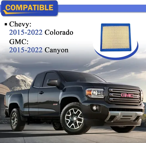 Vista 2 de Filtro de aire del motor A3195C para Chevrolet Colorado 2015-2022 / 2015-2022 GMC Canyon Reemplazo OE# 94775933 CA11959 GP959 WA10256