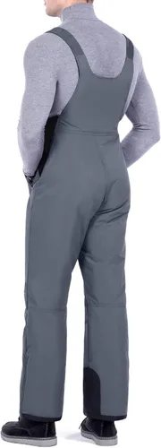 Vista 2 de Sportneer Pantalones de nieve para hombre, overoles aislados para la nieve que te mantienen caliente y seco para snowboard y esquí