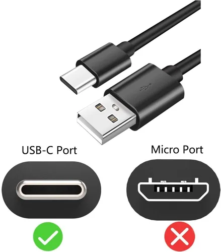 Vista 2 de Cable de carga USB compatible con COMISO X26L / X26M / X26 / C32 / GoAudio/NatureAudio/HomeAudio/MaxAudio Altavoces Cable de carga para auriculares