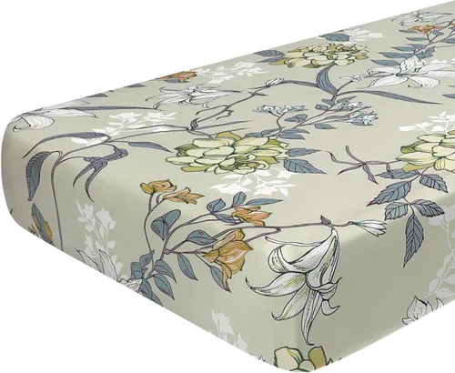 Vista 25 de SearchI Fundas de cojín elásticas impresas para sofá, fundas de cojín de repuesto para sofá, protector de muebles suave con parte inferior elástica