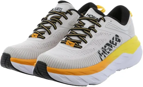 Vista 2 de HOKA ONE ONE Bondi 7 - Tenis de correr para hombre, NegroBlanco