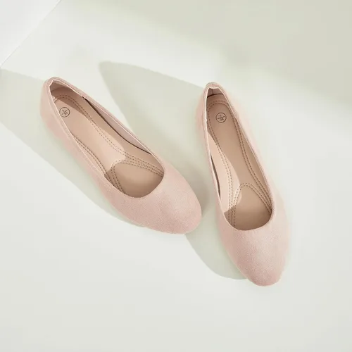 Vista 8 de Shupua Zapatos planos para mujer con punta redonda, zapatos planos de ballet negros elegantes, cómodos zapatos de vestir para mujer, zapatos