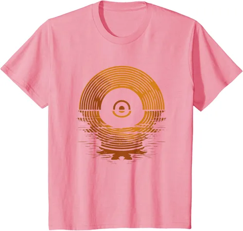 Vista 53 de Vinyl LP Records - Camiseta de vinilo Sunset Negro