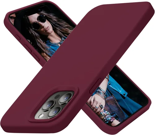 Vista 16 de Cordking Funda diseñada para iPhone 15 Pro Max, funda de silicona ultradelgada a prueba de golpes con [forro de microfibra suave antiarañazos], 6.7
