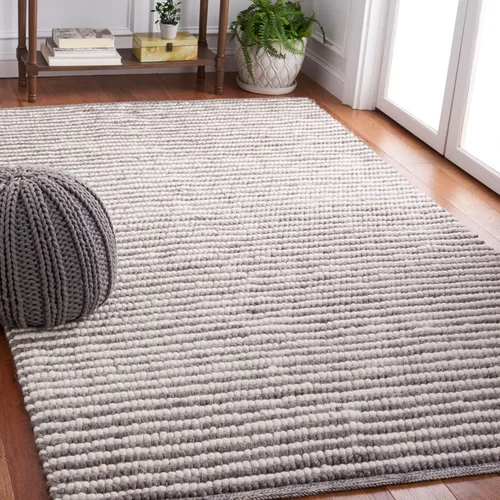 Vista 22 de Martha Stewart x SAFAVIEH - Colección de alfombras de área, 2 pies 3 pulgadas x 9 pies, color marfil y beige, hecha a mano de lana para entrada