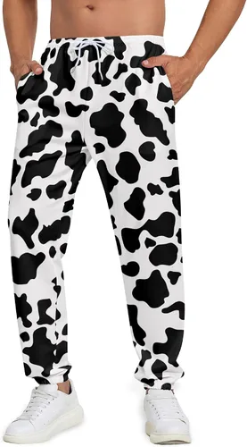 Vista 2 de Sweatpants for Men 3D Printed Pants Joggers Pant Drawstring Sports Pants with 2 Side Pockets Estilo 1