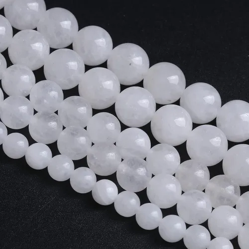 Vista 50 de 60 cuentas sueltas de piedra natural de turquesa africana de 0.236 pulgadas (6 mm) para hacer joyas, pulseras de bricolaje