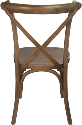 Vista 3 de BizChair Silla con respaldo X marrón claro
