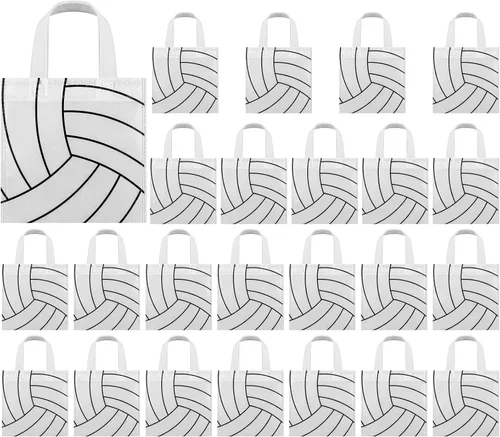 Vista 10 de MIMIND 24 bolsas de béisbol no tejidas para recuerdos de fiesta con asas de 7.8 x 7.8 pulgadas, bolsas de regalos para fiesta de béisbol, bolsas