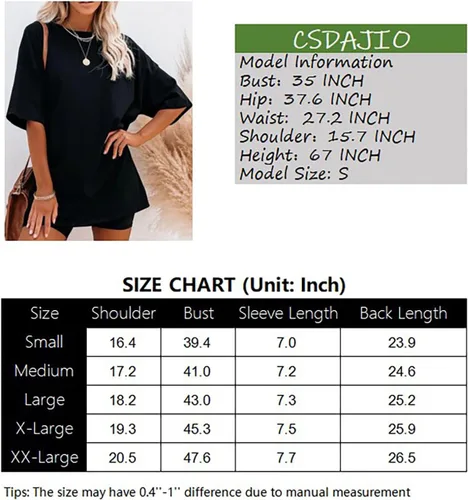 Vista 5 de CSDAJIO Camiseta casual de teñido anudado con sol y luna para mujer, camiseta de gran tamaño, camisetas gráficas holgadas para adolescentes y niñas