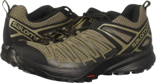 Vista 7 de Salomon Zapatos de senderismo X Crest para hombre negro marrón DM US