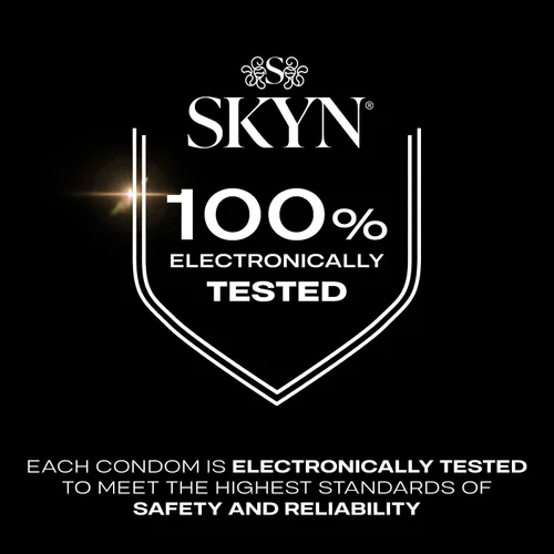 Vista 4 de SKYN Elite, 10 unidades, condones ultrafinos y lubricados sin látex