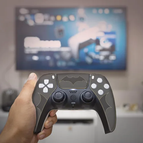 Vista 5 de Battman Custom PS-5 Controller Wireless compatible with Play-Station 5 Console by BCB Controllers Proudly Customized in USA with Permanent