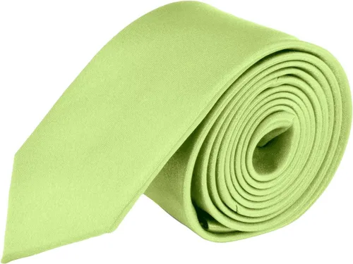 Vista 20 de Moda Di Raza Corbata de poliéster con acabado satinado angosta para hombres Verde Aqua