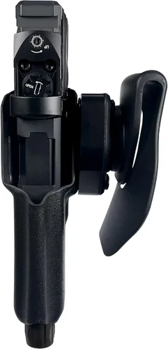 Vista 2 de OWB - Pala negra de desmontaje rápido - Funda KYDEX - Cintura exterior - Retención Posi-Click - 100% fabricada en EE. UU
