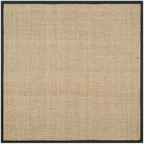 Vista 38 de SAFAVIEH Natural Fiber Collection NF114A - Alfombra de pasillo de hierba marina con patrón de tejido de cesta y borde, de 2 pies 6 pulgadas x 16
