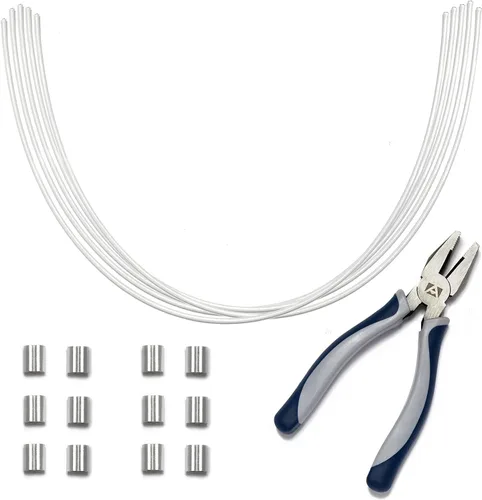 Vista 10 de Organización de cables, kit de correas de bricolaje – Correas de cable personalizables para computadoras, adaptadores y dongles – Cables de amarre