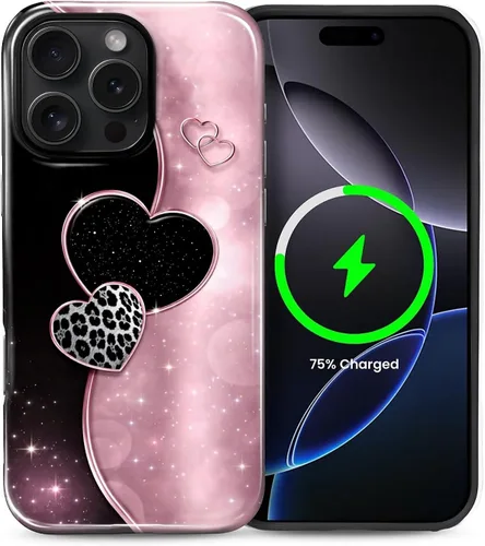 Vista 16 de Funda Compatible con iPhone 13/14 [Compatible con MagSafe] Protección de Doble Capa de Cáscara Dura Híbrida, Funda Magnética Protectora a Prueba