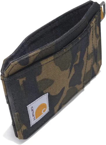 Vista 17 de Carhartt Carteras delgadas de nailon con bolsillo frontal para hombre