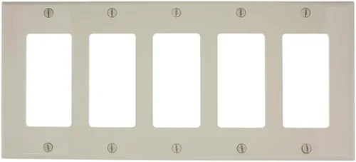 Vista 12 de Leviton Decora/GFCI de dispositivo – 1-Gang decora placas de pared, 80401-NE Negro