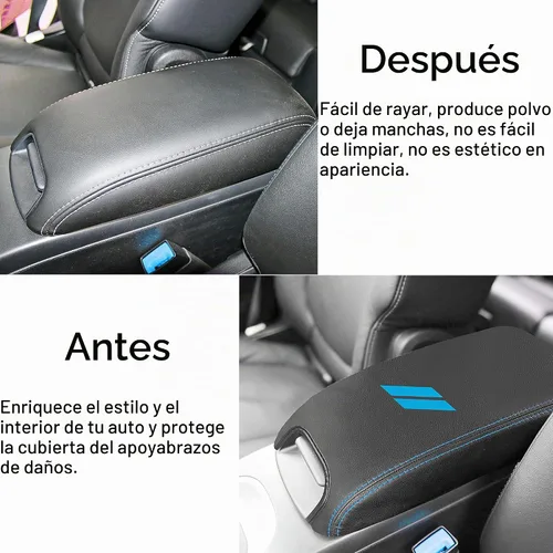 Vista 5 de YOSRTER - Funda para el reposabrazos de la consola central para Dodge Journey, accesorios 2011-2018 2019 2020, de piel antiarañazos