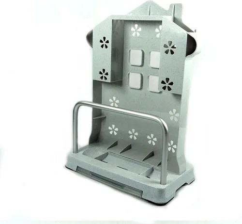 Vista 2 de Uniware Organizador de cubiertos de aluminio y ABS de alta calidad (blanco hueso)