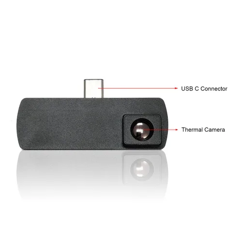 Vista 6 de Cámara infrarroja de la toma de imágenes térmicas para el teléfono inteligente, cámara del generador de imágenes del IR, 15FPS, USB Tipo-C
