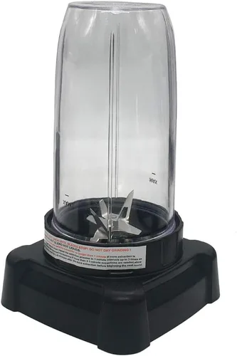 Vista 6 de Las piezas de repuesto incluyen 1 junta extra de cuchilla Pro Exractor con 2 vasos de 24 onzas con tapa de boquilla, compatible con licuadora