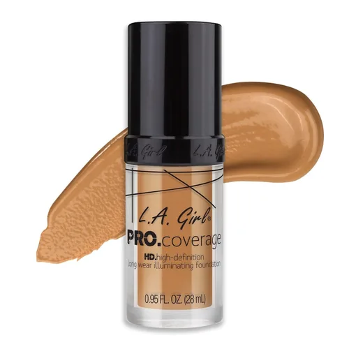 Vista 20 de Base de maquillaje líquida L.A. Girl Pro Coverage, Beige