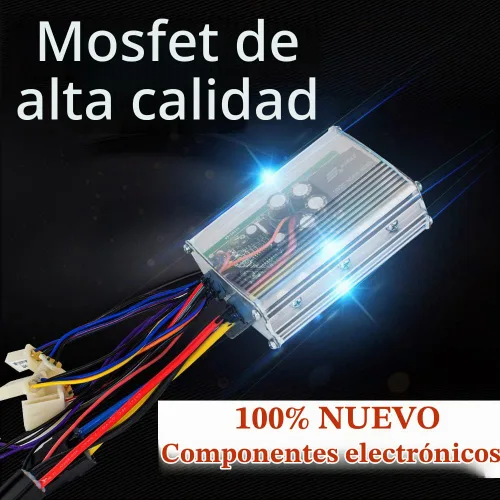 Vista 8 de Controlador de motor cepillado 36V 1000W 30A con interruptor de 3 velocidades