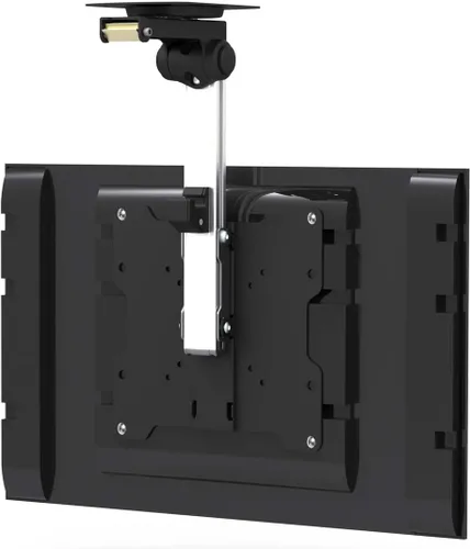 Vista 2 de InstallerParts Soporte de techo plegable para TV – para pantalla plana de 17 a 37 pulgadas y monitor de hasta 44 libras, ángulo abatible y giratorio