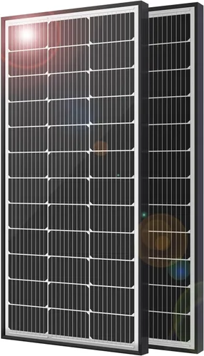 Vista 10 de JJN Panel solar de 100 W, paneles solares de 12 voltios de alta eficiencia tipo N 16BB, módulo de carga fotovoltaica de alta tasa de conversión