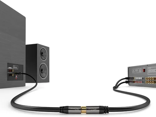 Vista 6 de KabelDirekt – Cable de extensión RCA – 3 pies – Conductor resistente a roturas para una calidad de sonido brillante