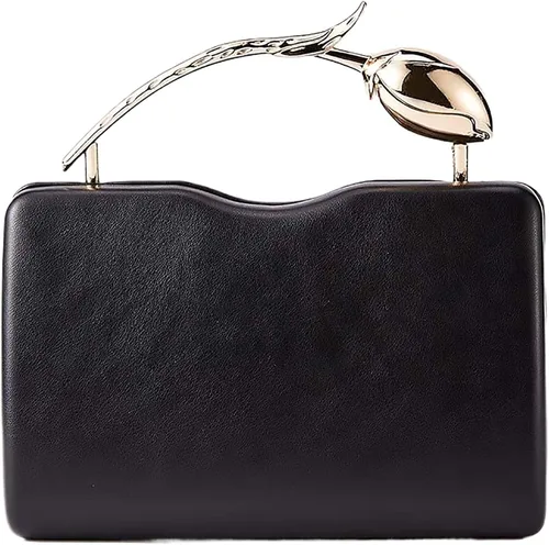 Vista 21 de Bolso de mano de piel sintética desmontable con cadena cruzada, bolso de noche, bolso de mano para mujer, formal, boda, fiesta, baile de graduación