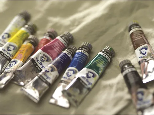 Vista 6 de Tarens T0204-313-3 Van Gogh Azorred Deep Oil Paint, Set of 3, 0.7 fl oz (20 ml)