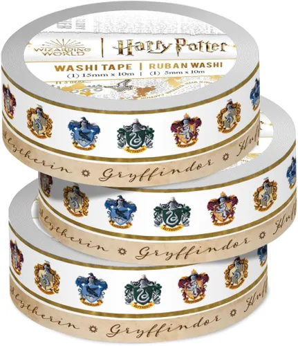 Vista 4 de Paper House Productions Harry Potter - Juego de 2 rollos de cinta adhesiva decorativa Washi para álbumes de recortes y manualidades - Expecto