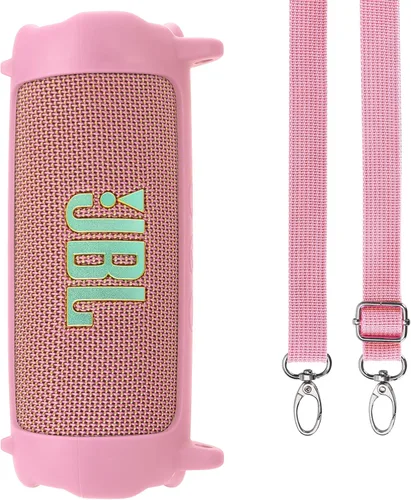 Vista 16 de Lebakort - Carcasa rígida compatible con altavoz Bluetooth JBL Flip 7, 6, 5 Rosa