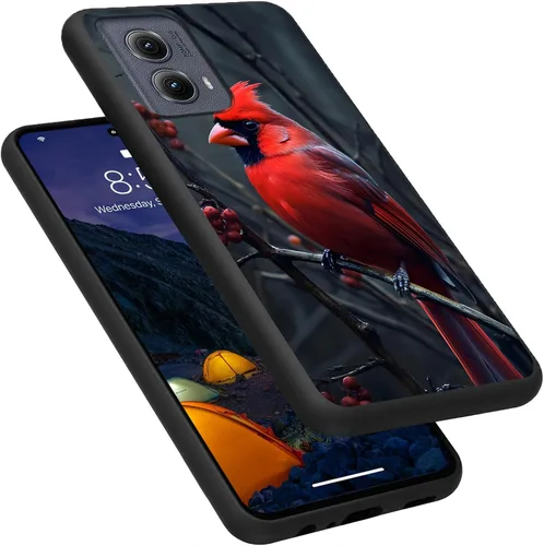 Vista 228 de Funda para Motorola Moto G Play 4G 2024, delgada y ligera, de silicona de TPU suave, color negro, ultrafina, para Motorola Moto G Play 4G 2024, Art