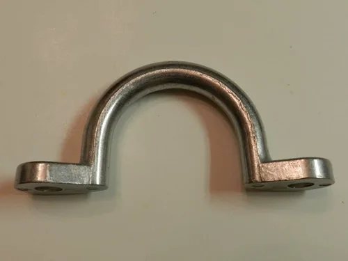 Vista 7 de Anillo en D de aluminio de 2 pulgadas para amarre de remolque (2 unidades), anillo de cuerda de amarre atornillado para remolques de caballos, carga
