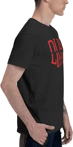 Vista 3 de Camiseta de algodón de manga corta con cuello redondo para hombre