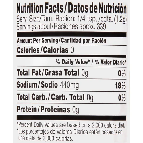Vista 7 de Lawry's Casero Adobo Condimento sin Pimienta, 14.37 oz