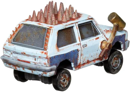Vista 3 de Disney Cars 2023 Mattel - Carros de metal fundidos a presión a presión a escala 1:55 Road Rumbler Jeremy