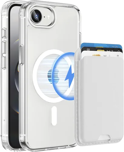 Vista 57 de Funda magnética para iPhone 12 Pro Max, cartera magnética desmontable con soporte para tarjetas, [compatible con MagSafe] grado militar, a prueba