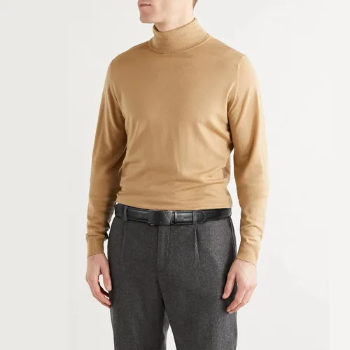 Vista 2 de BOSTANTEN Cinturón de cuero con trinquete para hombre con hebilla ajustable deslizante, corte para adaptarse, Negro