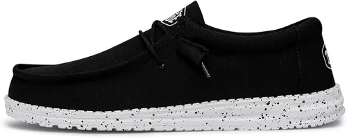 Vista 2 de Hey Dude Wally Mocasines para hombre y mujer, zapatos sin cordones para hombre, zapatos sin cordones para mujer, cómodos y ligeros
