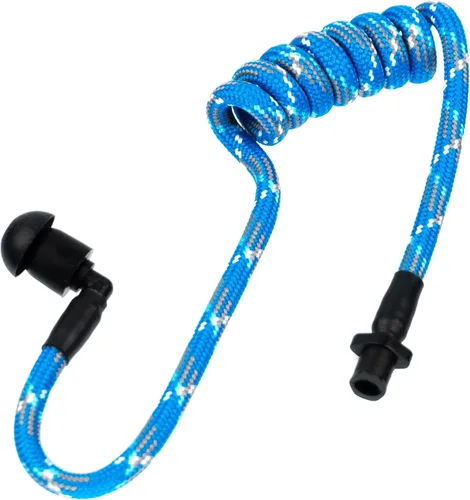 Vista 23 de Tubeez Walkie Talkie Auricular con tapones negros para los oídos – Tubo roscado de bloqueo de humedad que se adapta a cualquier auricular de radio