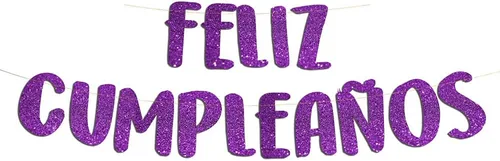Vista 10 de Cartel de Feliz Cumpleaños con purpurina dorada preencordada, decoraciones de cumpleaños para hombres y mujeres, suministros para fiestas y regalos