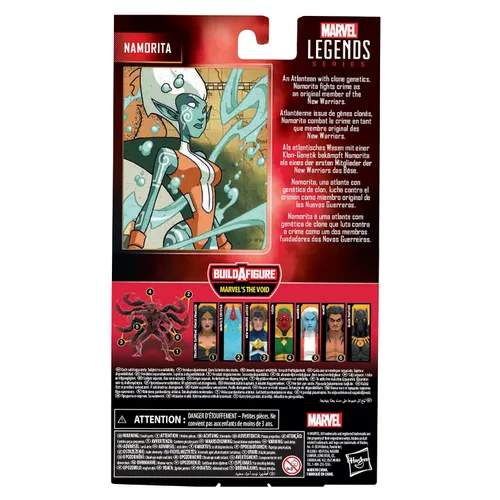 Vista 10 de Marvel Legends Series Namorita, Figura de acción coleccionable de Comics de 6 pulgadas