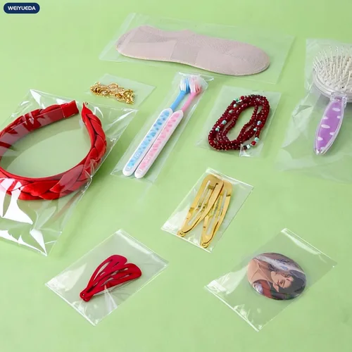 Vista 7 de Bolsas de celofán transparente de 2 x 3 pulgadas, 200 unidades, 0.109 in de grosor, bolsas de plástico pequeñas para joyas, golosinas, dulces